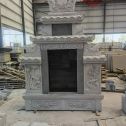湛江 芝麻灰高档墓碑、土墓，一套也支持定做