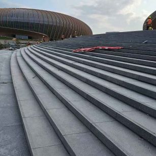 湛江 弧形整石台阶铺装效果图