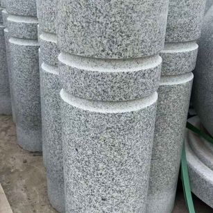 湛江 芝麻白花岗岩挡车柱、隔离柱多少钱