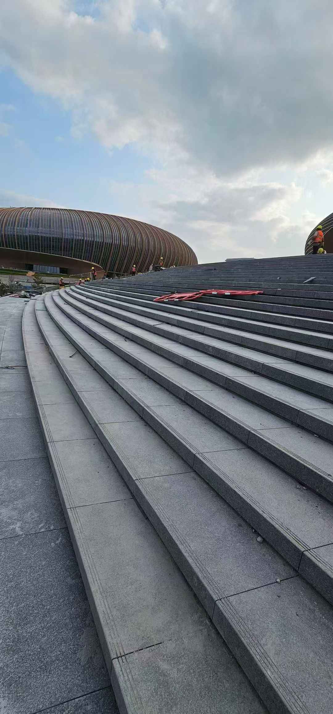 湛江 弧形整石台阶铺装效果图
