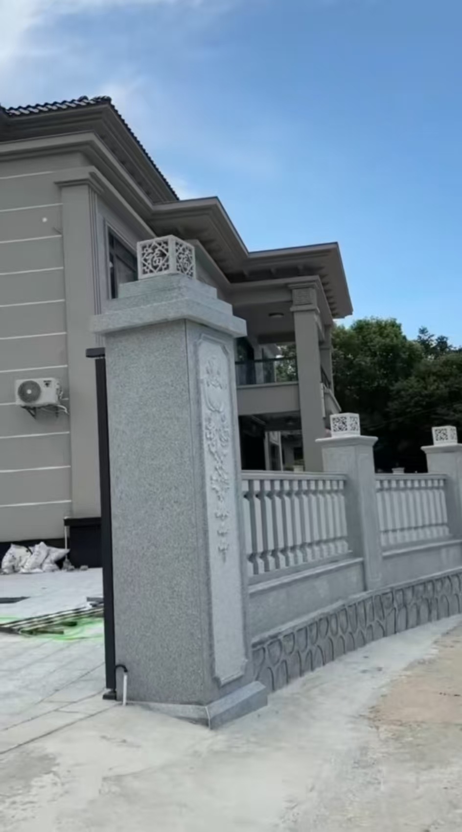 湛江 芝麻白别墅围墙栏杆，私人订制