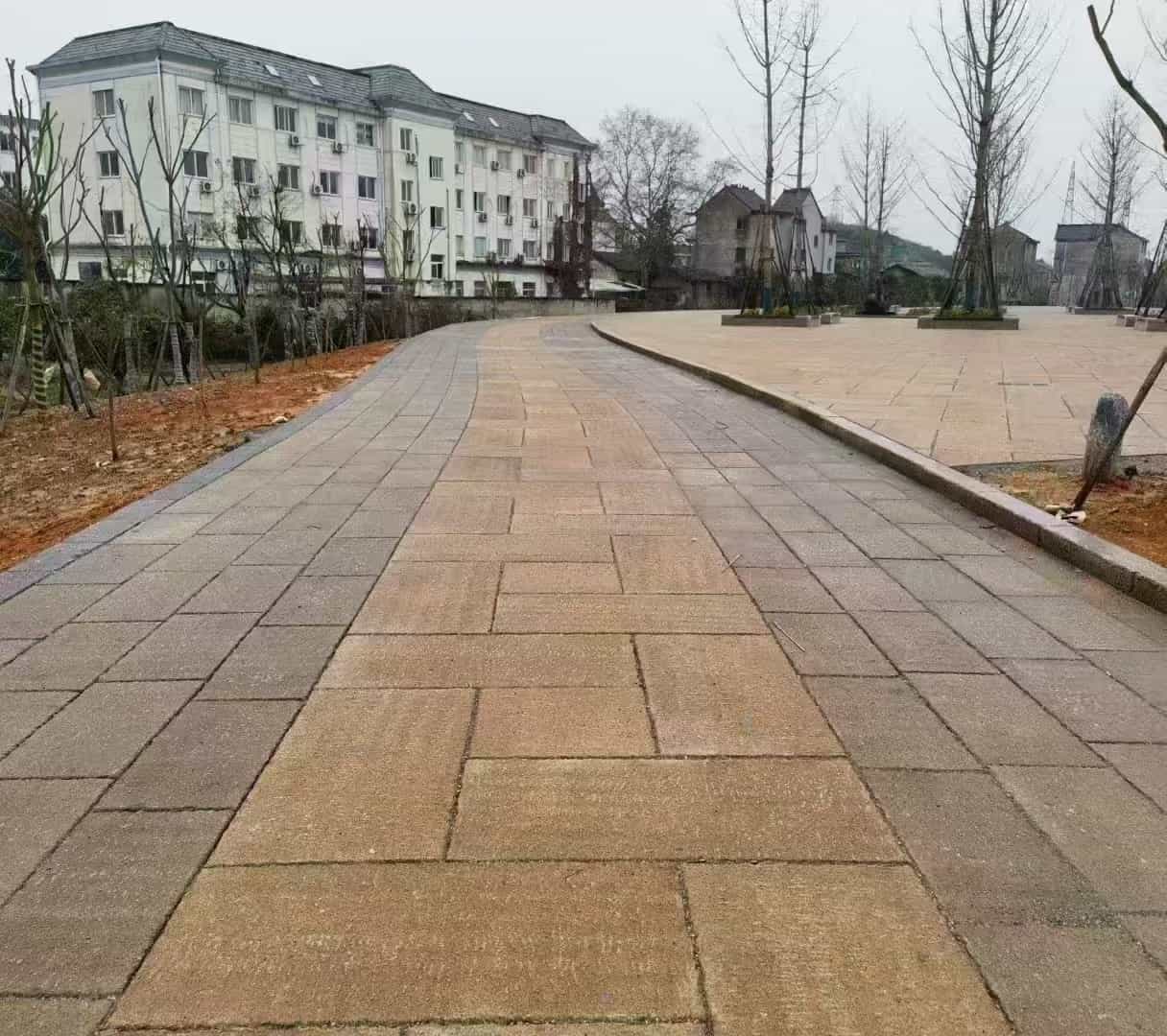 湛江仿古石铺装效果