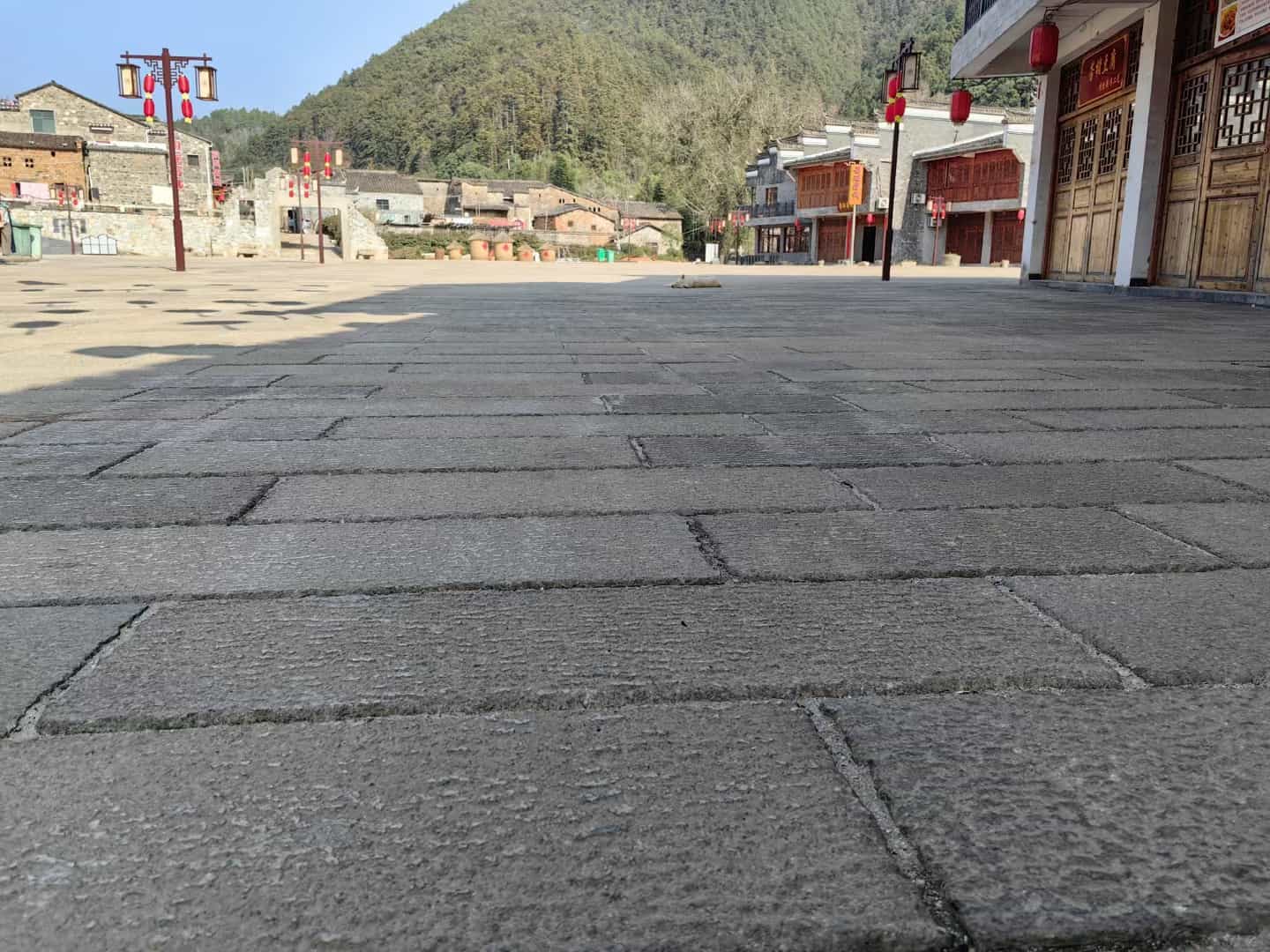 湛江仿古石铺装效果