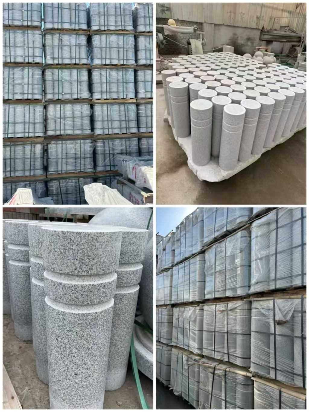 湛江 芝麻白花岗岩挡车柱、隔离柱多少钱