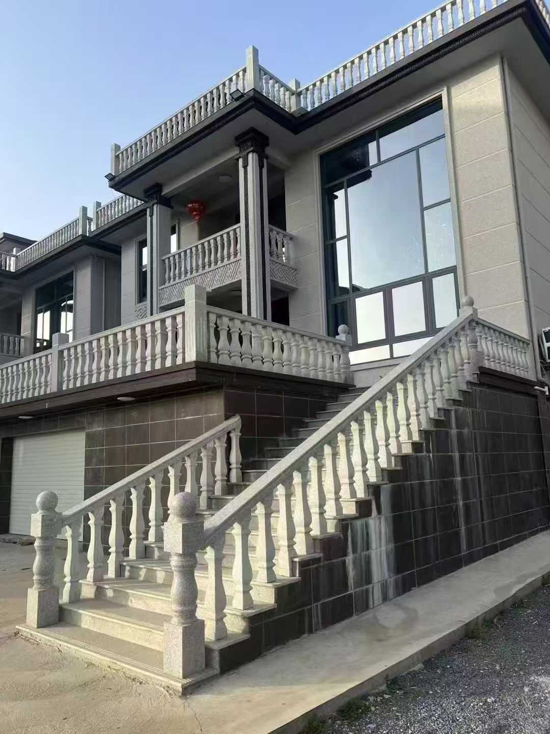 湛江 芝麻白别墅阳台栏杆，楼梯栏杆