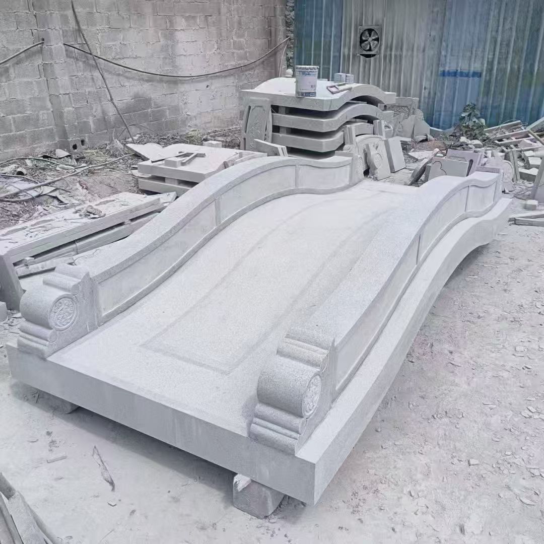 湛江 芝麻灰花岗岩园林景观 小石桥