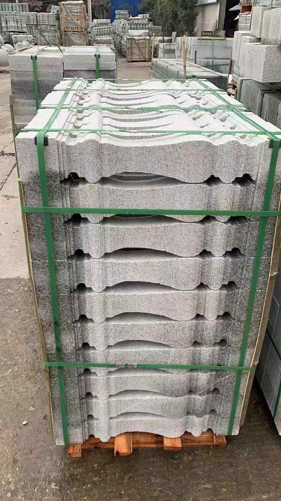 湛江 芝麻白方形拉丝面，栏杆花瓶柱