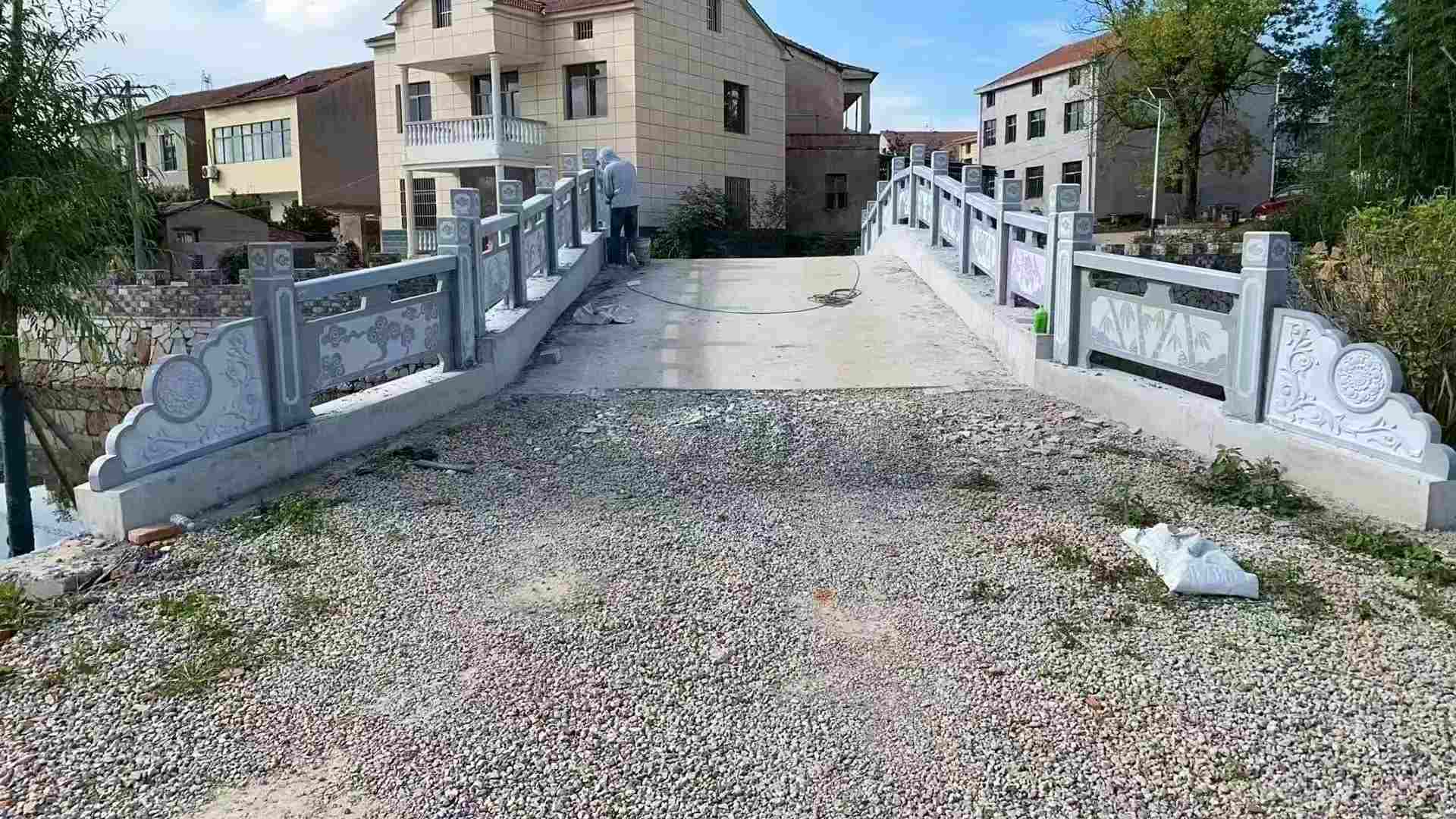 湛江 芝麻灰花岗岩桥栏杆